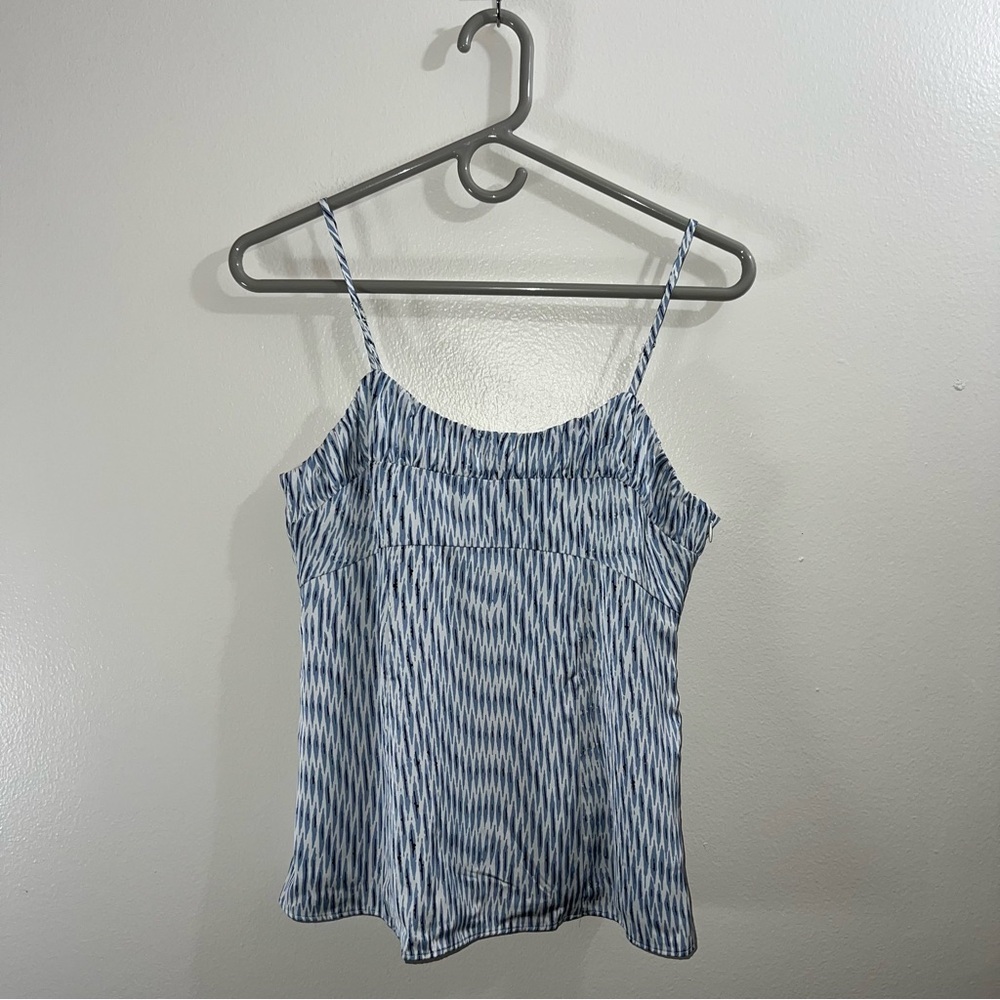 Banana Republic white/navy/blue camisole size 4 women’s tank top